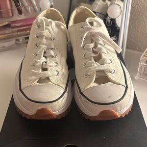 Converse Women's Off-White Canvas Sneakers